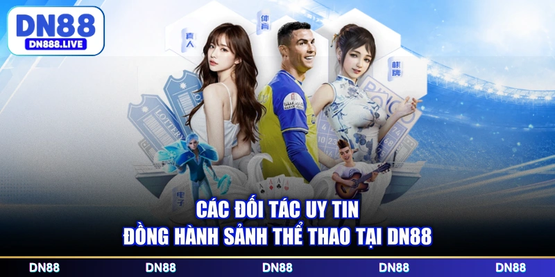 Các đối tác uy tin đồng hành sảnh thể thao tại DN88