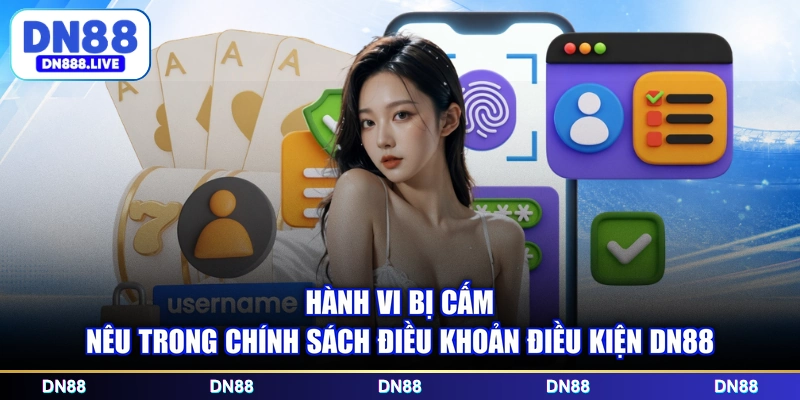 Hành vi bị cấm nêu trong chính sách điều khoản điều kiện DN88